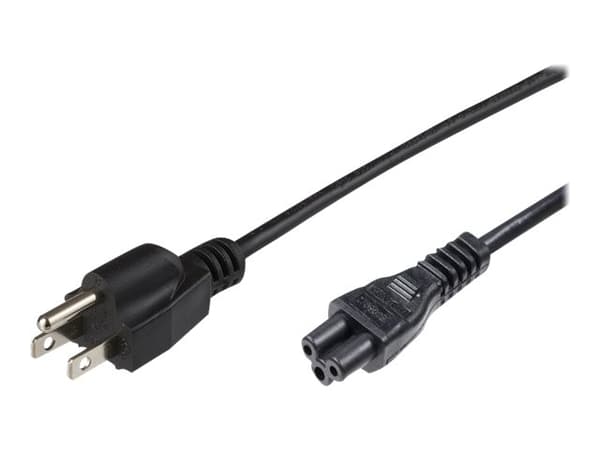 Microconnect PE110805, 0,5 m, Virtapistoke tyyppi B, C5 liitin, SVT, 125 V, 15 A