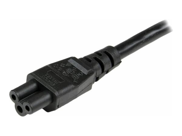StarTech.com 3m (10ft) Laptop Power Cord, EU Schuko to C5, 2.5A 250V, 18AWG, Notebook / Laptop Replacement AC Cord, Printer/Power Brick Cord, Schuko
