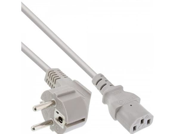 InLine 16655G, 5 m, Virtapistoke tyyppi E, C13 liitin