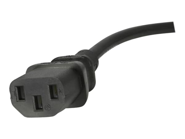 StarTech.com 3ft (1m) UK Computer Power Cable, BS 1363 to C13 Power Cord, 18AWG, 10A 250V, Black Replacement AC Power Cord, Monitor Power Cable, BS 1