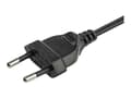 Pikkukuva 5 / 5: StarTech.com 752E-2M-POWER-LEAD, 2 m, CEE7/16, C7 liitin, H03VVH2-F, 250 V, 2.5 A