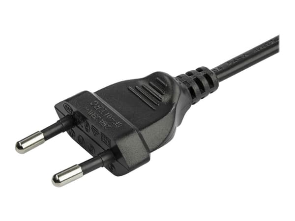 StarTech.com 752E-2M-POWER-LEAD, 2 m, CEE7/16, C7 liitin, H03VVH2-F, 250 V, 2.5 A
