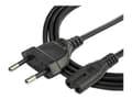 Pikkukuva 2 / 5: StarTech.com 752E-2M-POWER-LEAD, 2 m, CEE7/16, C7 liitin, H03VVH2-F, 250 V, 2.5 A