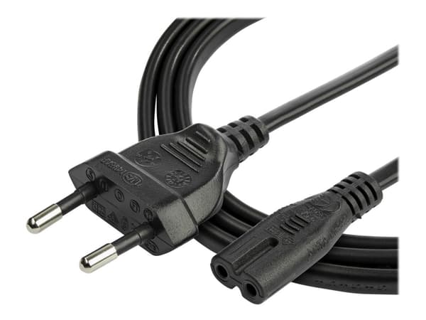 StarTech.com 752E-2M-POWER-LEAD, 2 m, CEE7/16, C7 liitin, H03VVH2-F, 250 V, 2.5 A