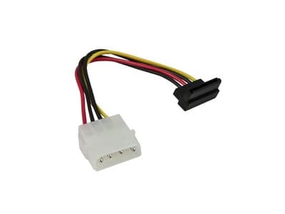 Synergy 21 SATA, 0.15m, 0,15 m, SATA 15-pin, Molex (4-pin), Hankjønn, Hunkjønn, Svart, Rød, Hvit, Gult