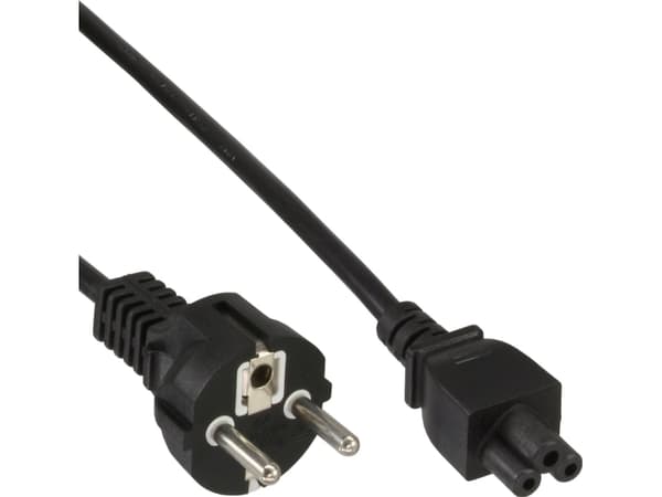 InLine B-16656X, 1,8 m, Strømplugg type E+F, 3-pin