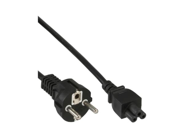 InLine B-16656X, 1,8 m, Strømplugg type E+F, 3-pin