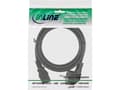 Miniatyrbilde 3 av 3: InLine 16647E, 1 m, CEE7/7, C13 kopling