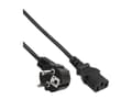 Miniatyrbilde 2 av 3: InLine 16647E, 1 m, CEE7/7, C13 kopling
