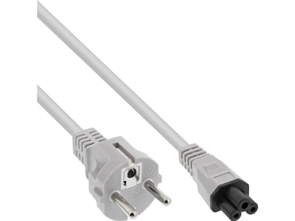 InLine 16656R, 0,5 m, CEE7/7, C5 coupler