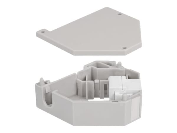 DeLOCK 87163, Harmaa, Valkoinen, USB A, USB A, Naaras, Naaras, Muovi