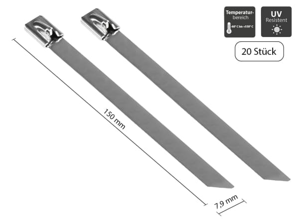 Alcasa KAB-E15X79, Rustfritt stål, Svart, 3,7 cm, 980 N, -60 - 550 °C, 15 cm
