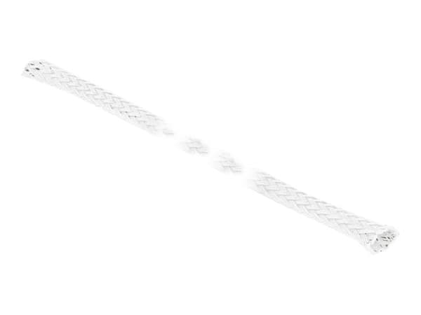 Delock - Flätad ärm - 10 m - vit