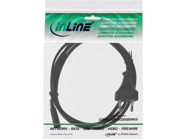 InLine 16654X, 0,5 m, CEE7/16, C7 coupler