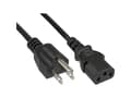 Pikkukuva 1 / 4: InLine - Virtakaapeli - B-tyyppi (S) IEC 60320 C13 - AC 125 V - 10 A - 1,8 m - Musta - Yhdysvallat (40 kpl) (B-16652U)