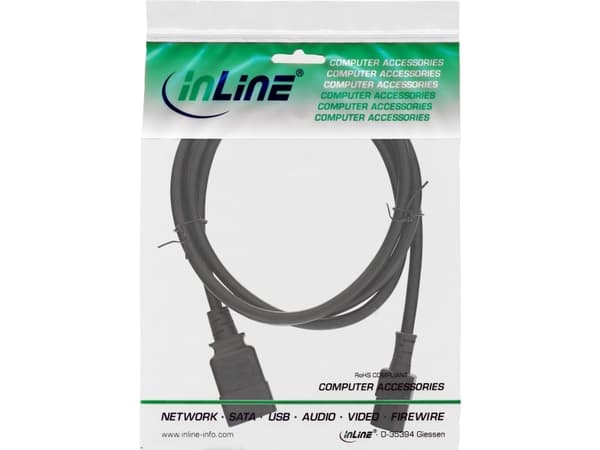 InLine 16659E, 3 m, C13 liitin, C20 liitin