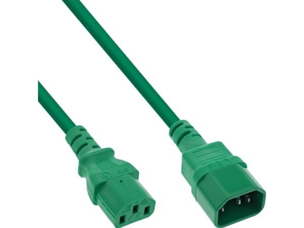 InLine 16505G, 0,5 m, C13 liitin, C14 liitin, H05VV-F, 250 V