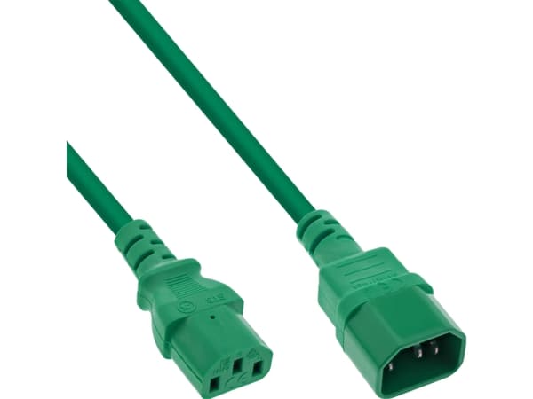 InLine 16505G, 0,5 m, C13 liitin, C14 liitin, H05VV-F, 250 V