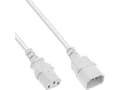 Miniatyrbilde 1 av 2: InLine 16507W, 0,75 m, C13 kopling, C14 kopling, H05VV-F, 250 V