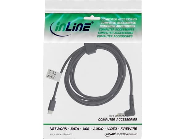 InLine 26675, 2 m, USB C, EIAJ-02 (4,0 mm, 1,7 mm), 18 - 20 V, 3,25 A