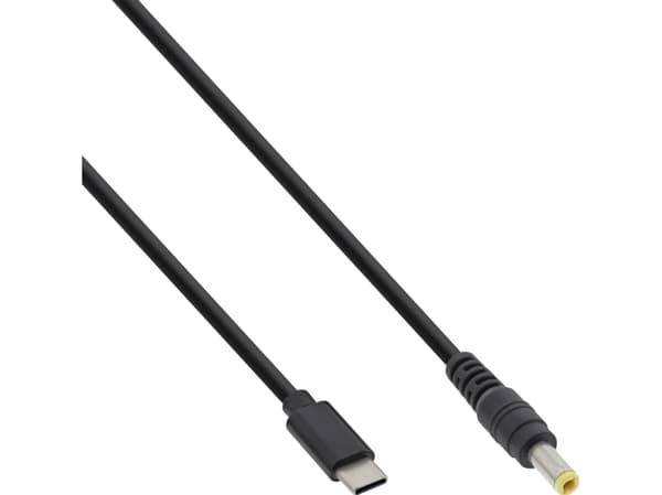 InLine 26676, 2 m, USB-C, EIAJ-02 (4,0 mm, 1,7 mm), 18 - 20 V, 3,25 A