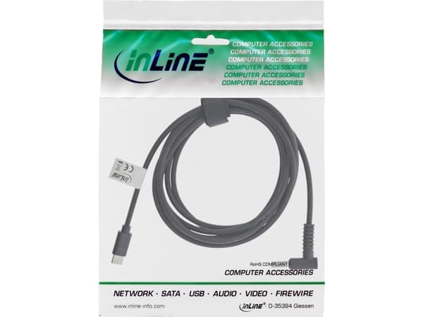 InLine 26674, 2 m, USB-C, EIAJ-02 (4,0 mm, 1,7 mm), 18 - 20 V, 3,25 A