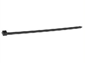 Tecline 690098S, Svart, 100 mm, 2,5 mm, 100 styck