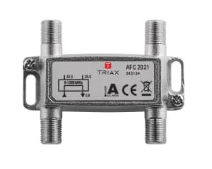 Triax AFC 2021, 75 O, 5 - 1218 MHz, Sølv, Hunkjønn, 0,8 dB, 1 stykker