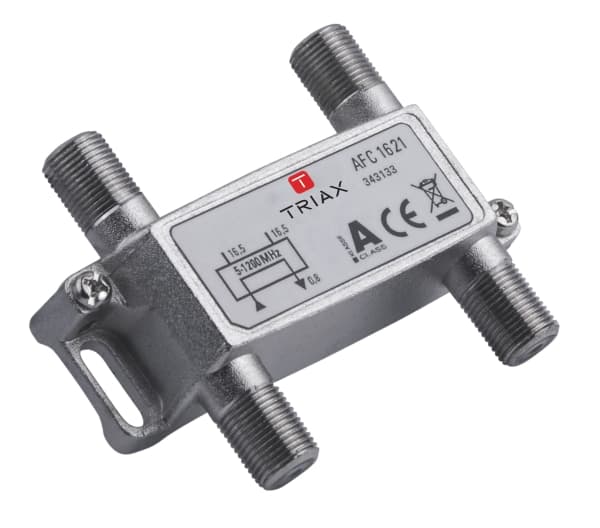 Triax 343133, Kabelkniv, 75 O, 5 - 1218 MHz, Silver, Honkoppling, 1,7 dB