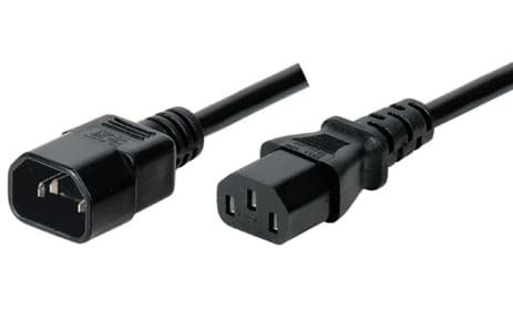 Tecline IEC - IEC, 1m, 1m, 250 V, 10 A