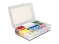 Miniatyrbilde 3 av 5: Delock - Wire insulation kit - hvit, blå, gul, rød, grønn, brun, gjennomsiktig