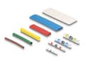 Miniatyrbilde 5 av 5: Delock - Wire insulation kit - hvit, blå, gul, rød, grønn, brun, gjennomsiktig