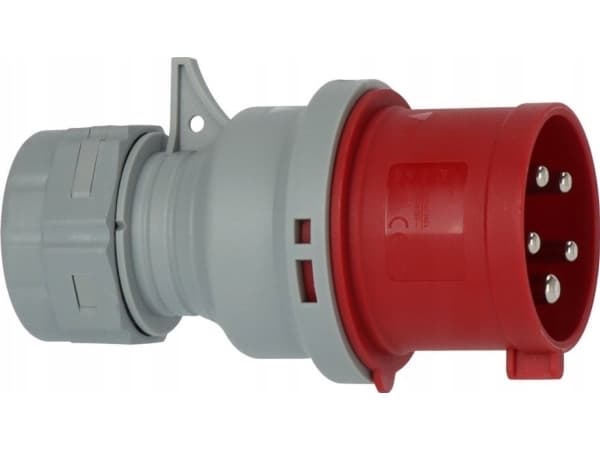 Brennenstuhl 1081050020, Harmaa, Punainen, 5P, Muovi, IP44, 400 V, 32 A