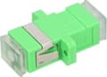 Pikkukuva 3 / 3: Extralink ADAPTER SC/APC SM SIMPLEX GREEN TRANSPARENT DUST CAPS - Adapter, SC/APC, Eristämätön, Vihreä, Yksittäistila, Akryylinitriilibutadieenistyre