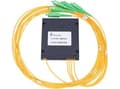 Miniatyrbilde 2 av 2: Extralink 1:4 PLC SPLITTER SC/APC 2.0MM 1.5M G657A ABS MODULE, Kabelspillter, Sort, ABS, Hankjønn, Polybag