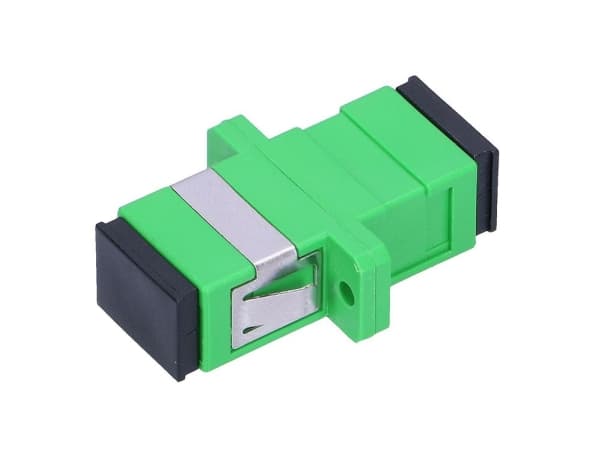 Extralink ADAPTER SC/APC SM SIMPLEX GREEN - Adapter, SC/APC, Obelagd, Grön, Enkelläge, Keramiska, 1 styck