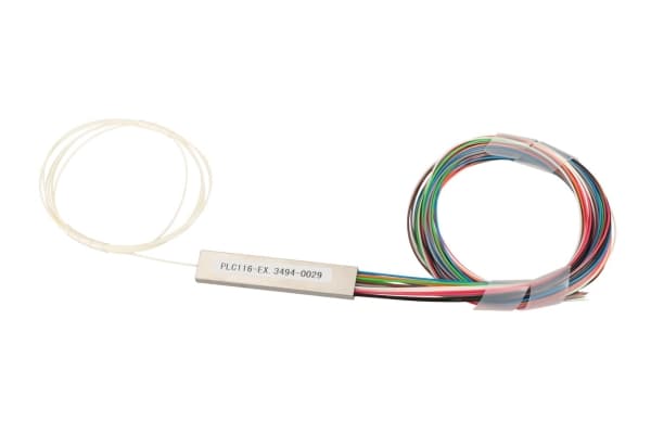 Extralink 1:16 PLC SPLITTER NO CONNECTORS 900UM 1M STEEL BOX, Kabelkniv, Glasfiber, Metall, 1 styck, Blåsa