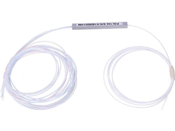 Extralink 1:4 PLC SPLITTER WITHOUT CONNECTOR 900UM 1.5M STEEL BOX, Kabelkniv, Vit, Glasfiber, Stål, Blåsa
