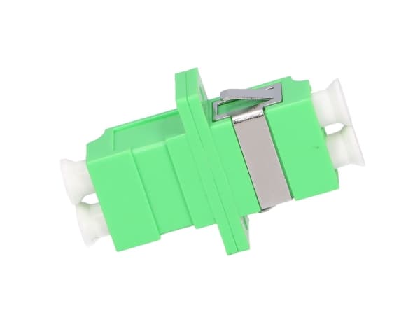 Extralink ADAPTER LC/APC SM DUPLEX - Adapter, LC/APC, Obelagd, Grön, Enkelläge, Plast, Keramiska