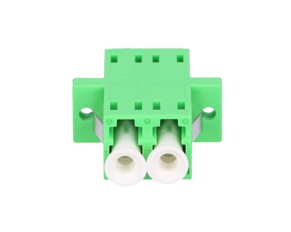Extralink ADAPTER LC/APC SM DUPLEX - Adapter, LC/APC, Obelagd, Grön, Enkelläge, Plast, Keramiska