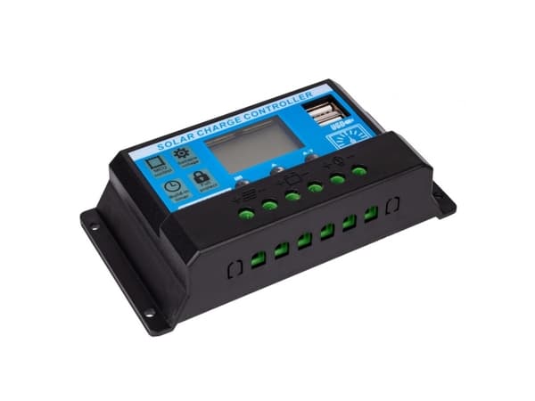 SOLCELLECONTROLLER SOL PWM 10A + 2XUSB