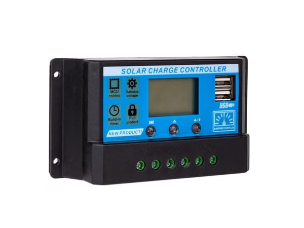 SOLCELLECONTROLLER SOL PWM 10A + 2XUSB