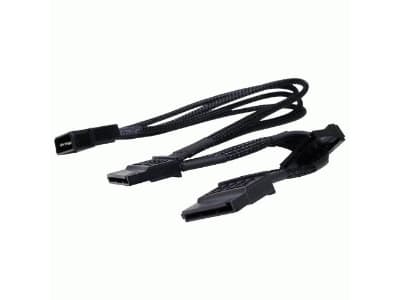 NZXT CB-43SATA, 0,2 m, Svart