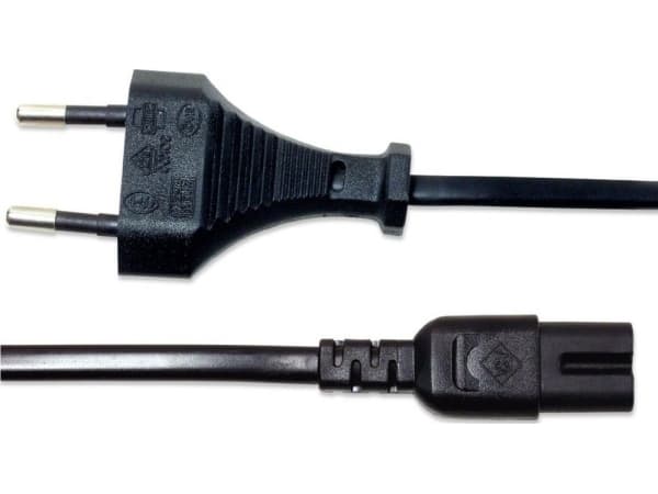 Manhattan Audio Virtajohto Eighth Euro C7 3m Musta