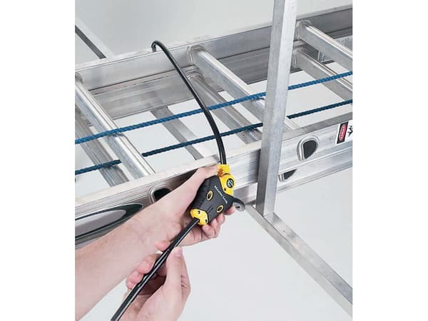 MASTER LOCK 8433EURD, 1,8 m, Nøkkel, Stål, Sort, Gult