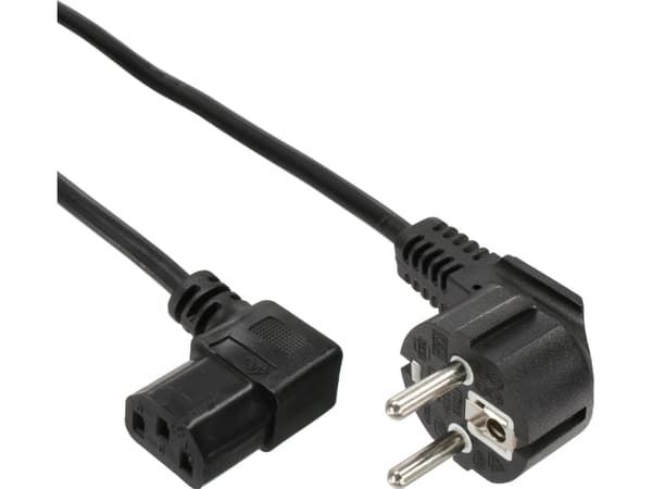 InLine B-16752, 1,8 m, Virtapistoke tyyppi F, IEC C13