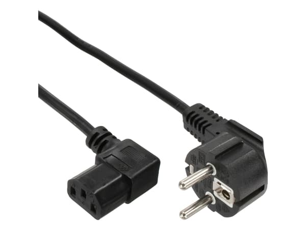 InLine B-16752, 1,8 m, Virtapistoke tyyppi F, IEC C13