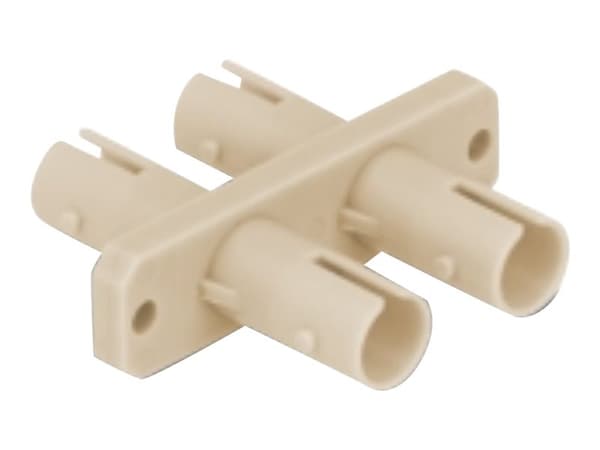 Delock - Nettverkskobling - ST (hunn) til ST (hunn) - fiberoptikk - dupleks - beige