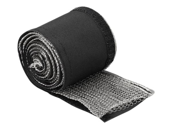 Delock - Kabelstyringsmuffe - with hook-and-loop fasteners - 1 m - svart