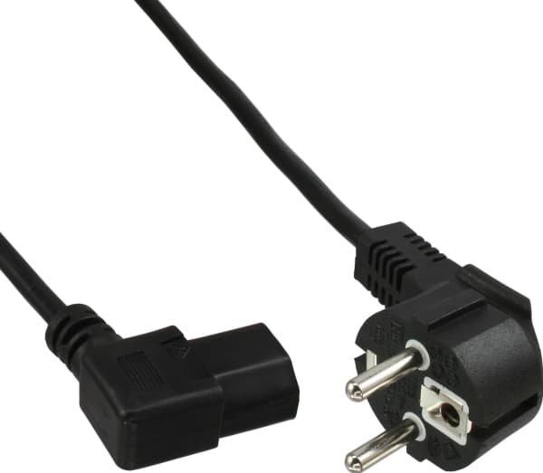 InLine B-16752M, 0,5 m, Strømplugg type F, IEC C13